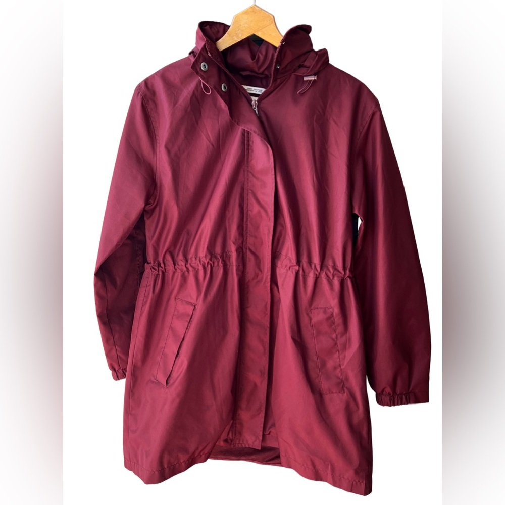 A New Day Burgundy Maroon Rain Jacket